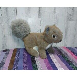 RARE Vintage Douglas Cuddle Toys Puppet Red Squirrel Plush Animal 1987 USA